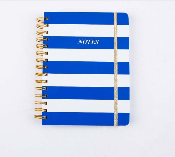 HARD COVER SPIRAL NOTEBOOK, A5, 80SHEETS