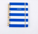 HARD COVER SPIRAL NOTEBOOK, A5, 80SHEETS