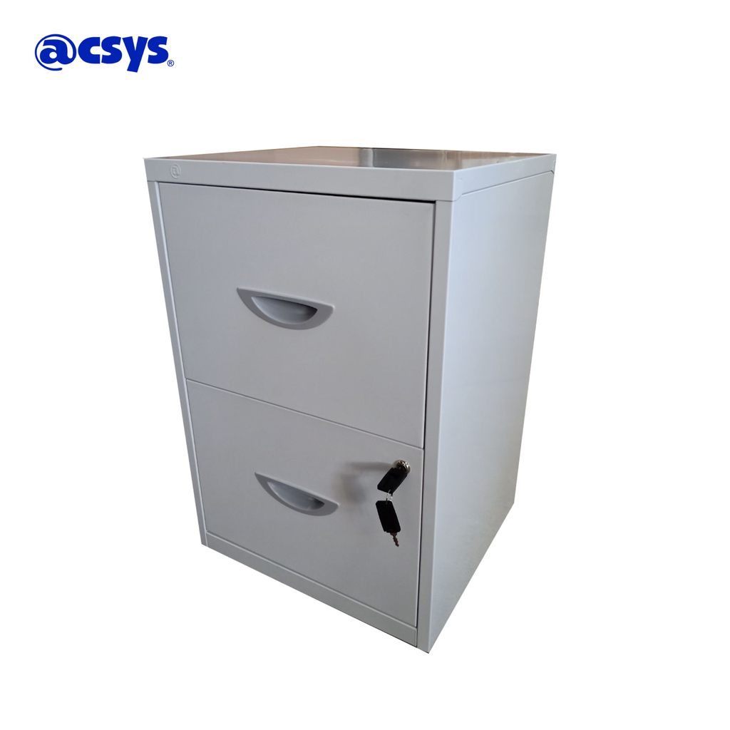 Monaco 2-Drawer Vertical Cabinet