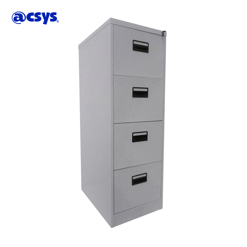 Puerto Rico 4- Drawer Vertical Filing Cabinet w/ Plastic Divider