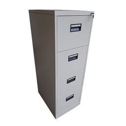 [FC-A4GY] Puerto Rico 4- Drawer Vertical Filing Cabinet w/ Plastic Divider