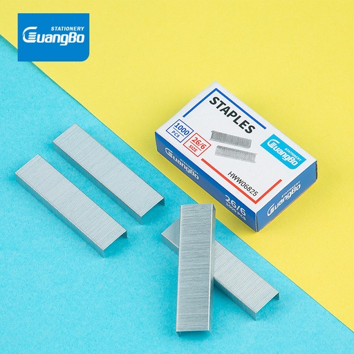 [HWW06825] 26/6 STAPLES,1000 PCS/BOX