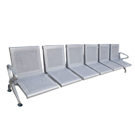 [PG05-S] RIZAL 5-SEATER STAINLESS STEEL AIRPORT CHAIR, GRADE 201