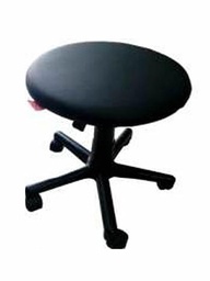 [CH799-BK] MONTREAL PU ROUND SEAT STOOL WITHOUT BACKREST